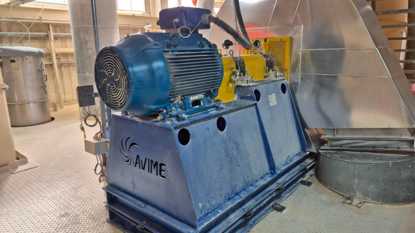 Nouveau ventilateur côté transmission