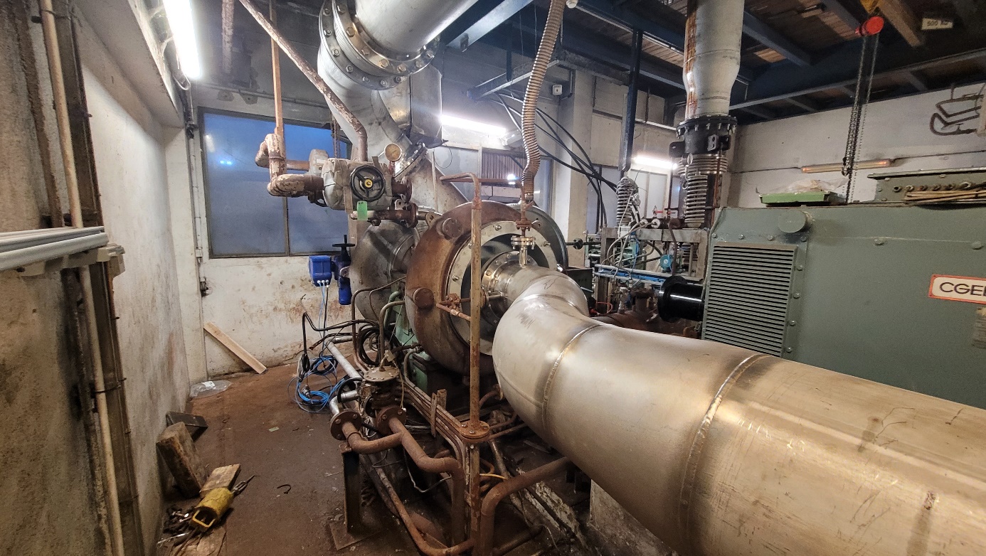 Vue générale du compresseur.